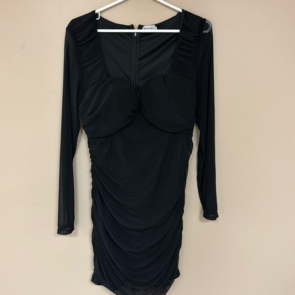 Beginning Boutique bodycon dress, black, size 14, never worn